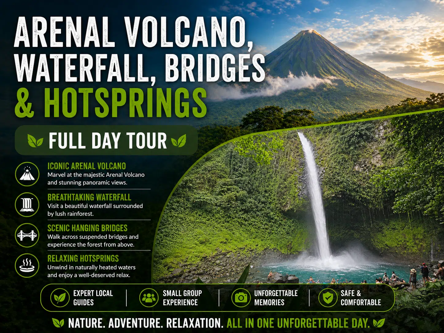 Northern Costa Rica Tours Arenal Volcano Day Tour
