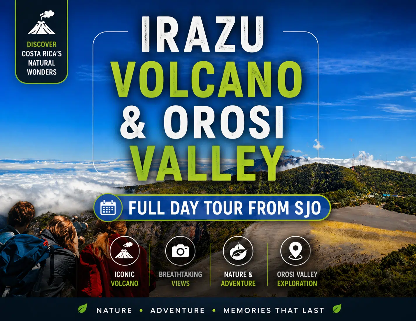 Costa Rica Volcanic Highlands Irazu Volcano and Orosi Valley Full Day tour