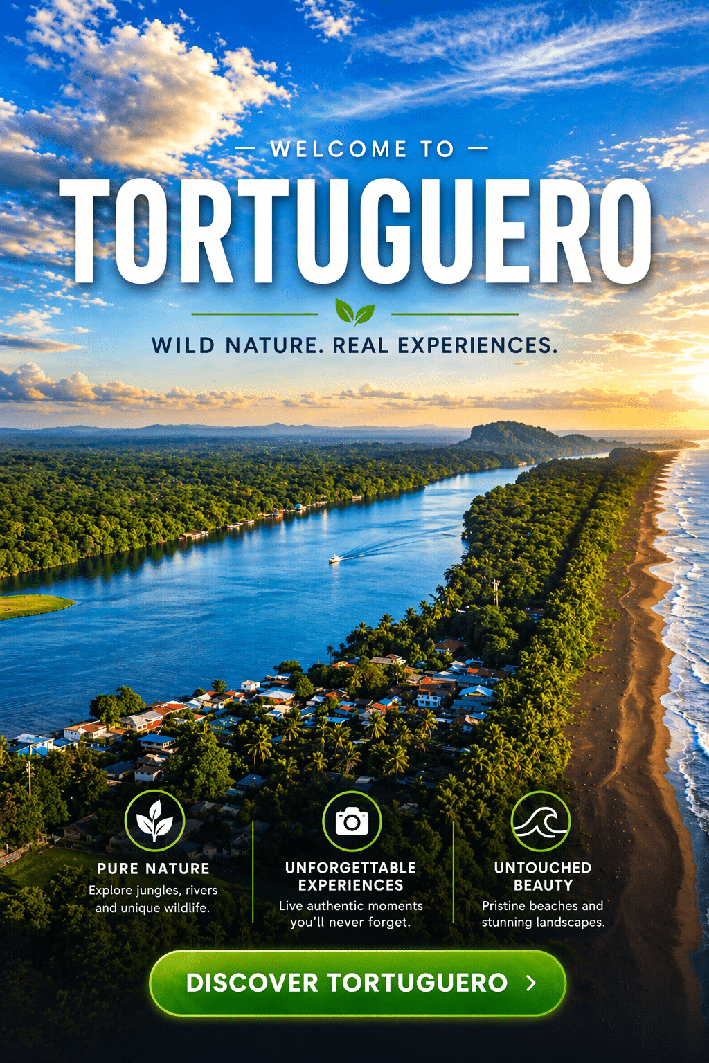 Wildlife Tours in Costa Rica Tortuguero Region