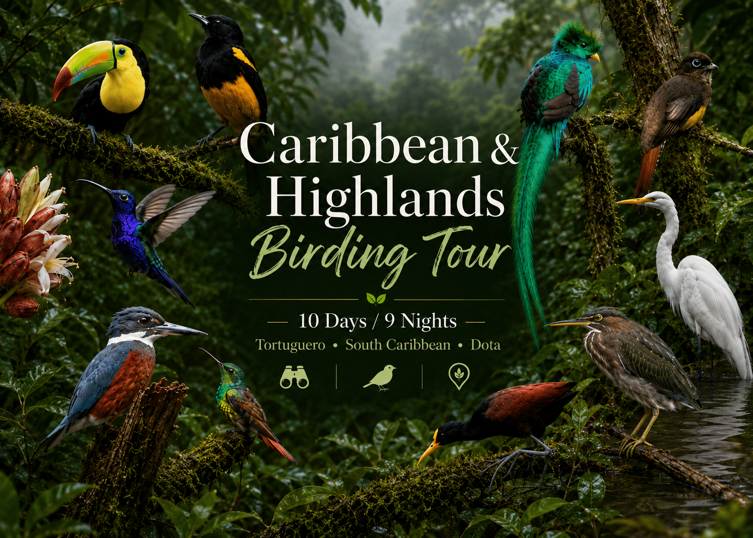 Caribbean and Highlands Birding Tour